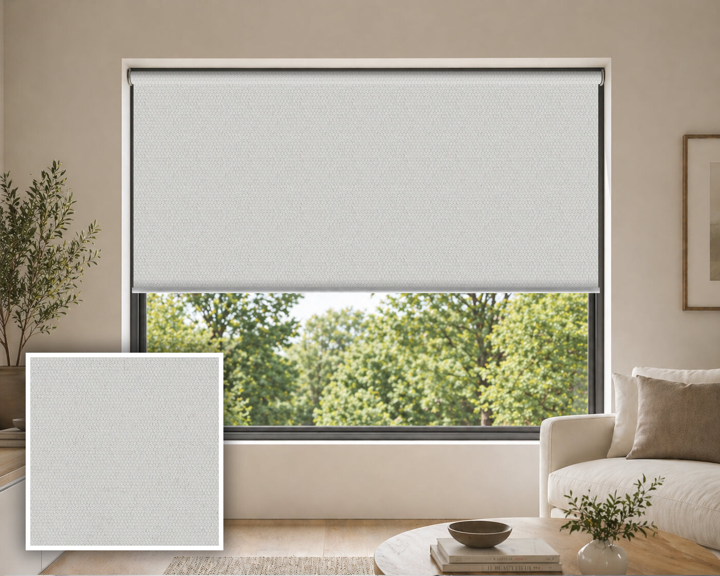 Ambray Moonstone Blockout Roller Blind