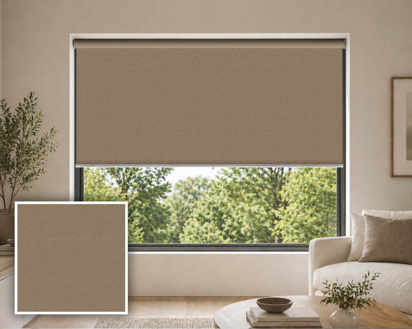 Blaast Bark Blockout Roller Blind