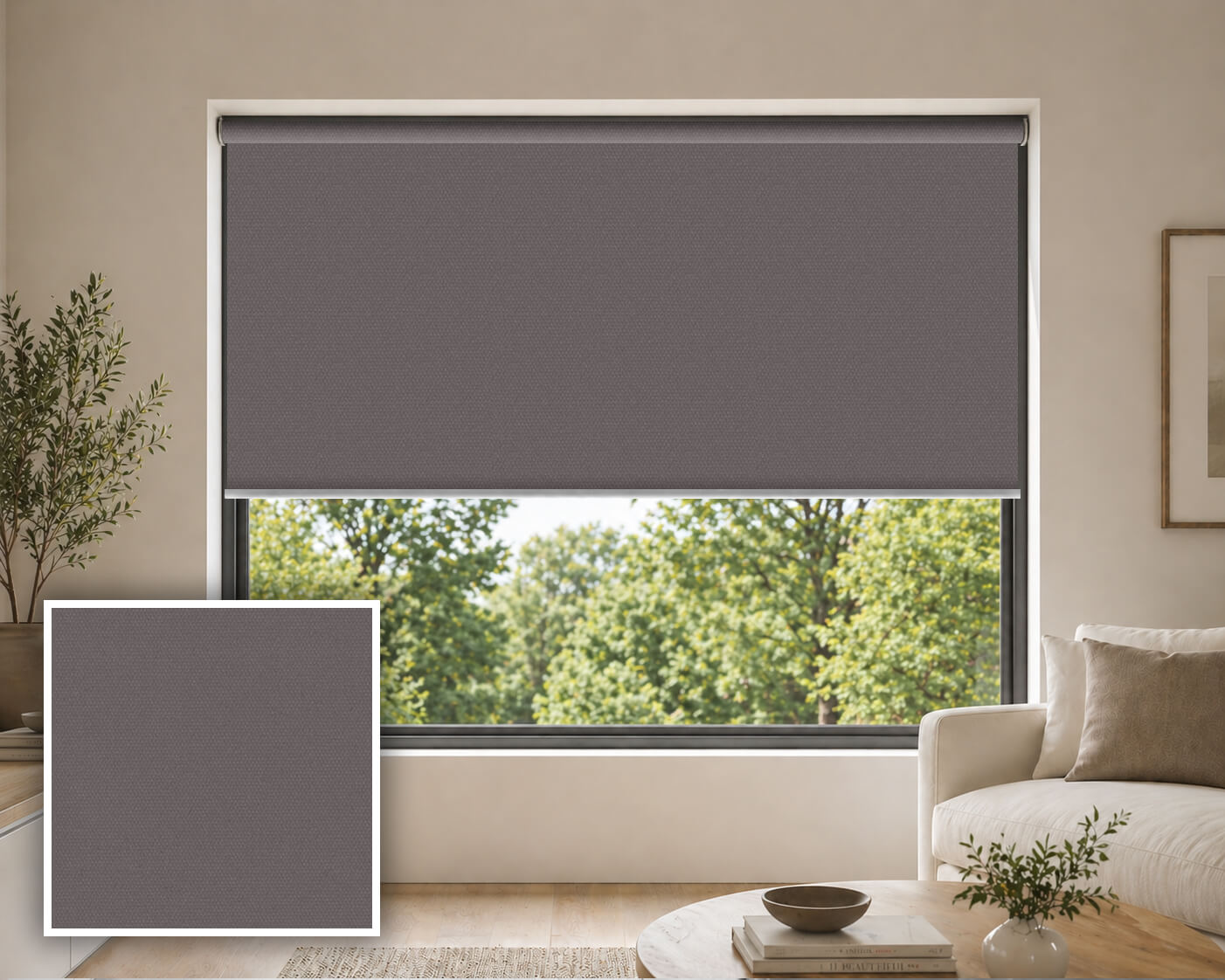 Blaast Tobacco Blockout Roller Blind