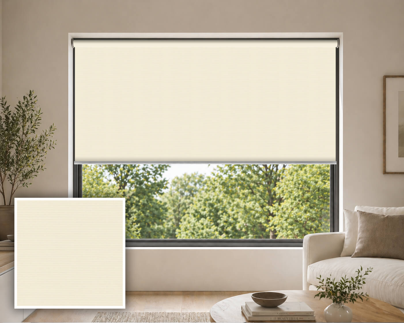 Boya Alabaster Blockout Roller Blind