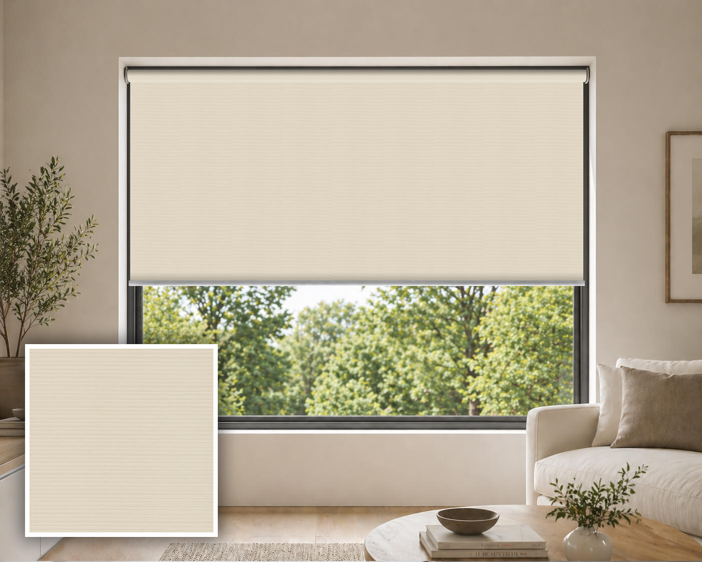 Boya Putty Blockout Roller Blind