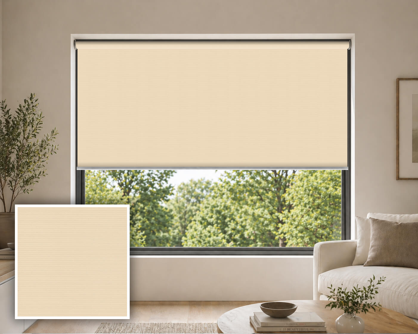 Boya Sandstone Blockout Roller Blind