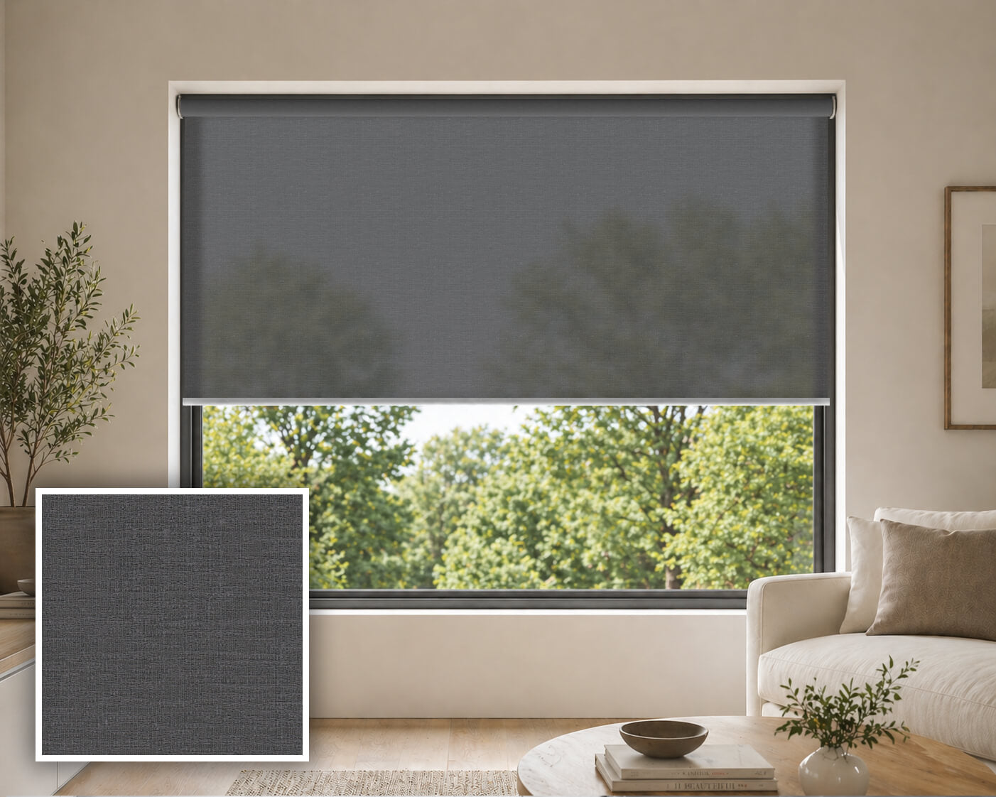 Istanbul Baltic Light Filtering Roller Blind