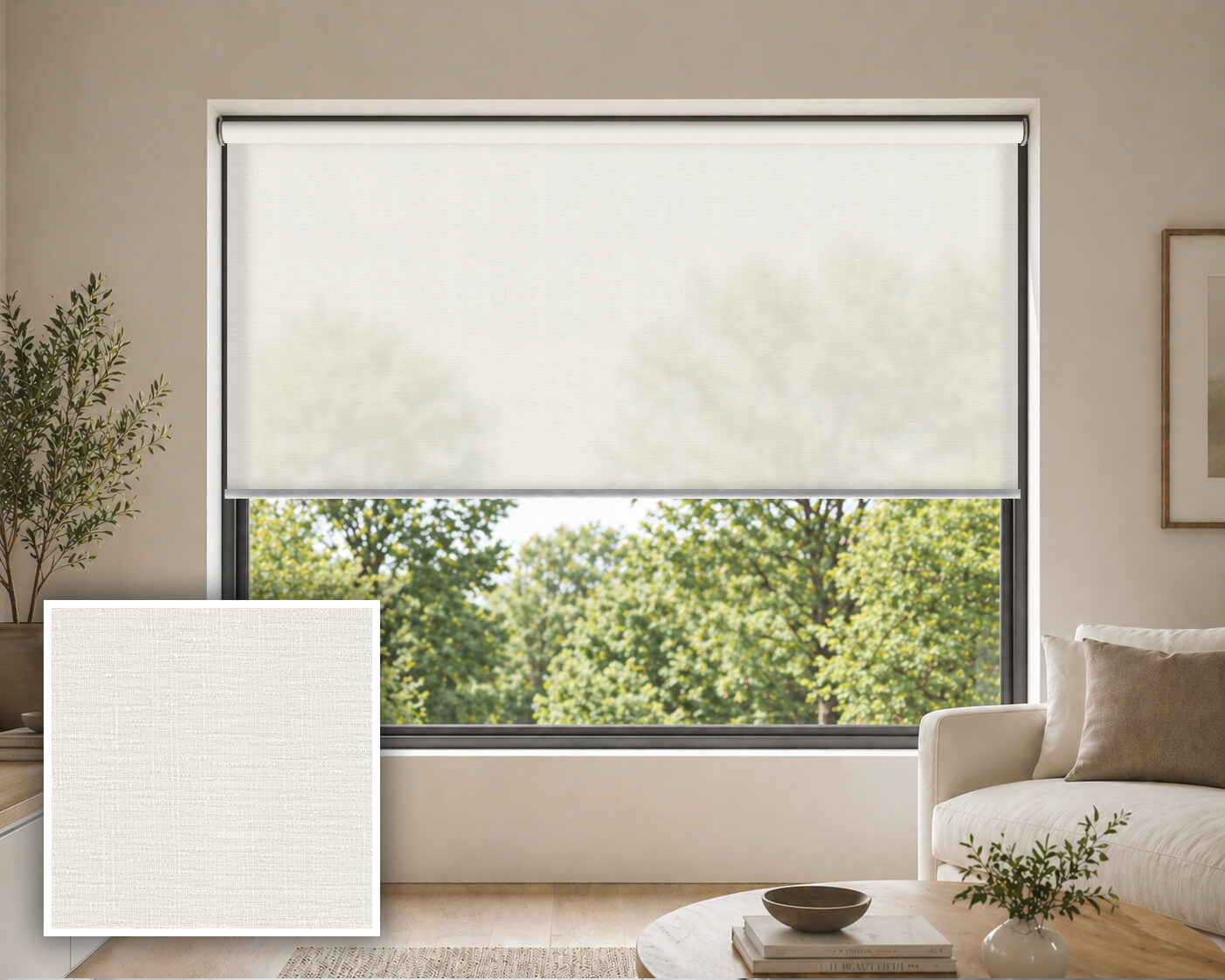 Istanbul Marble Light Filtering Roller Blind