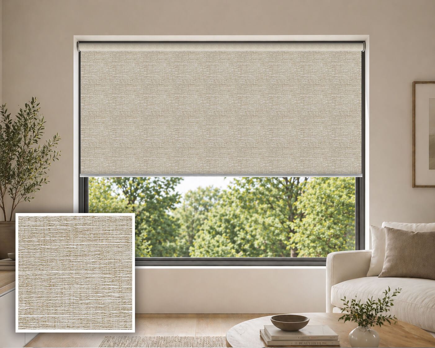 Latos Dune Blockout Roller Blind