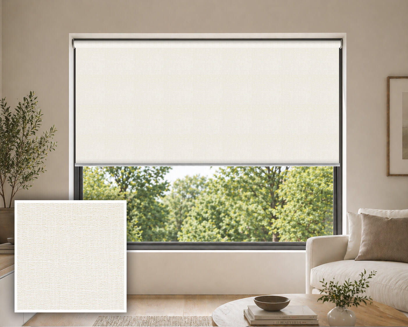 Latos Pumice Blockout Roller Blind