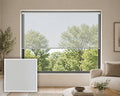 Modishy White/Silver Screen Roller Blind