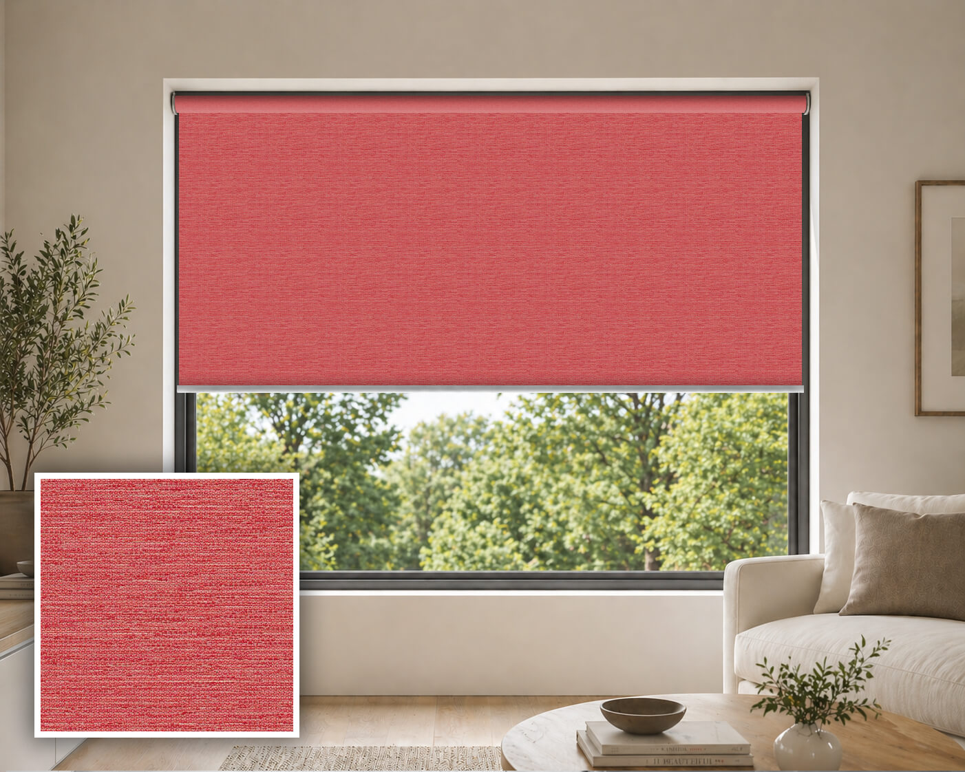 Regale Chilli Blockout Roller Blind