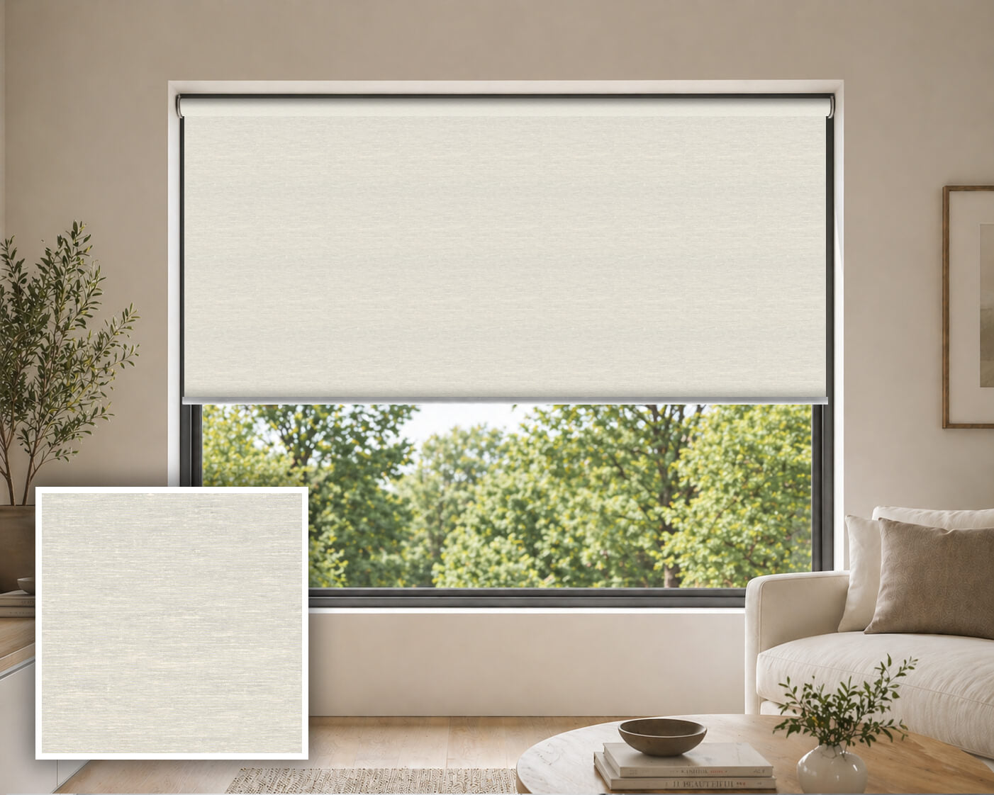 Waterlou Pearl Blockout Roller Blind