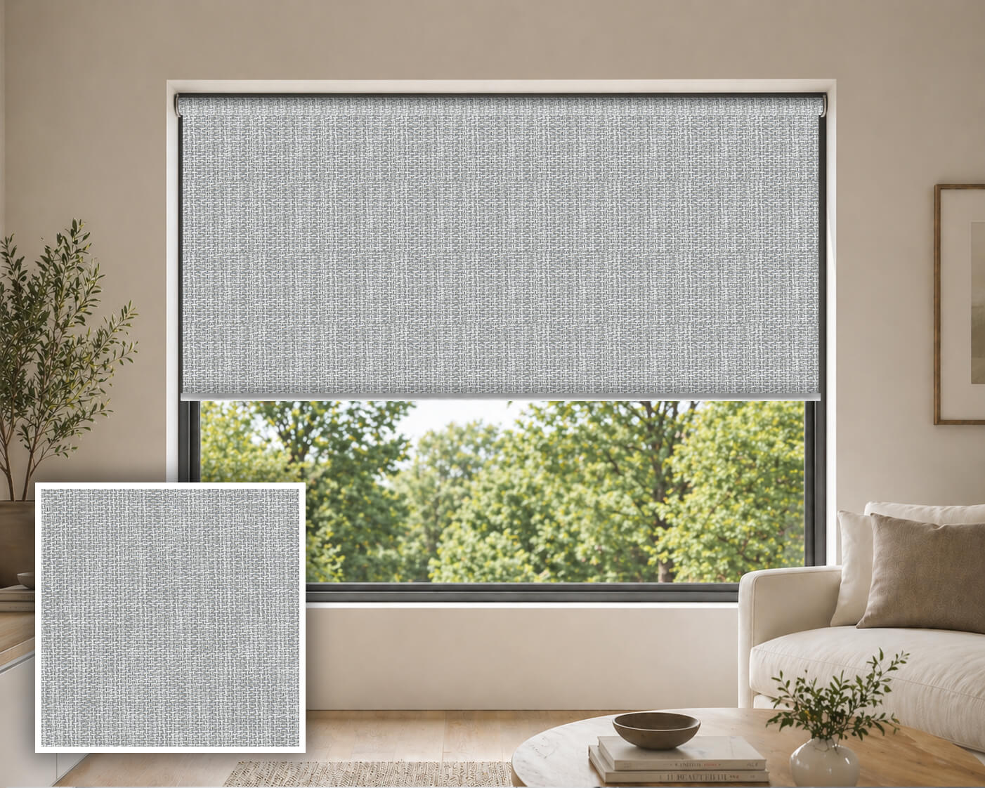 Wilde Ashen Blockout Roller Blind