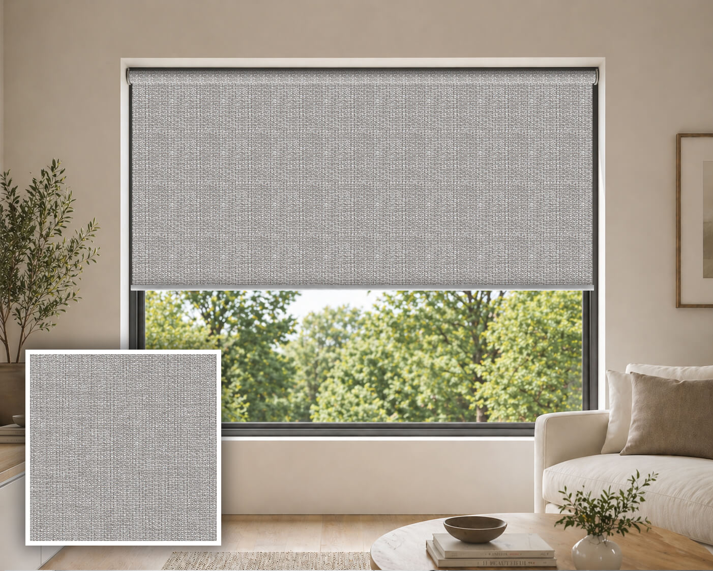 Wilde Cinder Blockout Roller Blind