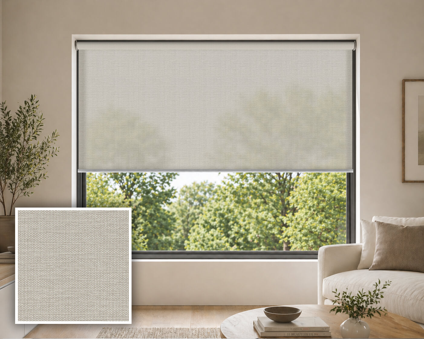 Wilde Render Light Filtering Roller Blind