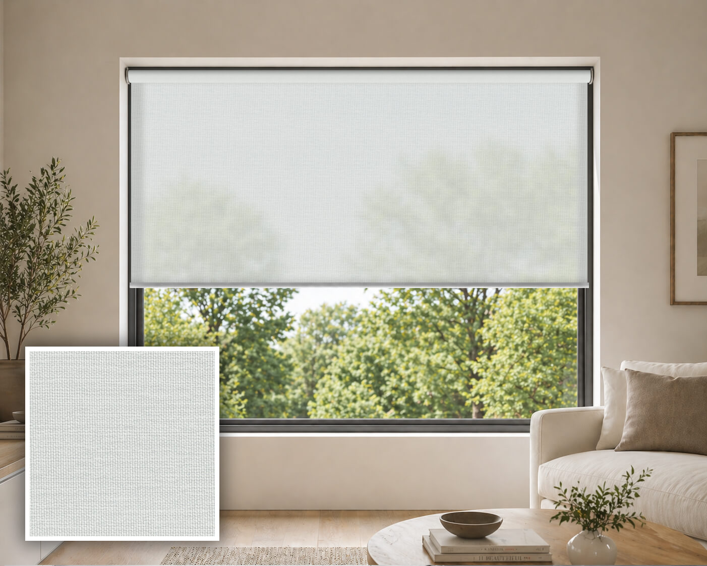 Wilde Willow Light Filtering Roller Blind